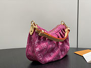 Louis Vuitton Pochette Valley Monogram Denim Pink Fuchsia Bag 15x7x21cm - 2