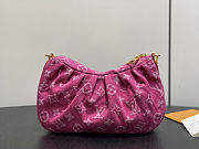 Louis Vuitton Pochette Valley Monogram Denim Pink Fuchsia Bag 15x7x21cm - 4