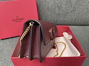 Valentino Garavani Small Leather ChainWallet Red 20x10.5x4cm - 6