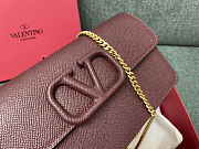 Valentino Garavani Small Leather ChainWallet Red 20x10.5x4cm - 5