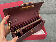 Valentino Garavani Small Leather ChainWallet Red 20x10.5x4cm - 4