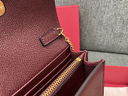 Valentino Garavani Small Leather ChainWallet Red 20x10.5x4cm - 3