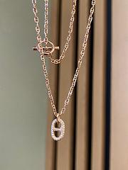 Hermes Mini Maillon Necklace - 2
