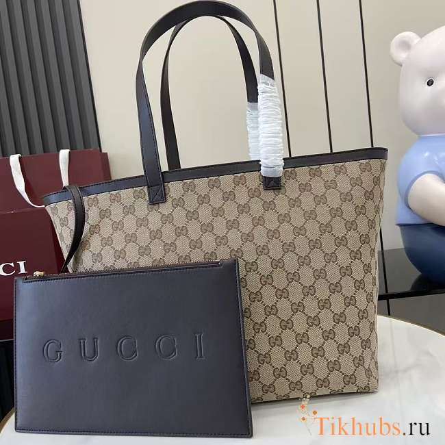 Gucci Totissima Medium Tote Bag Beige 30x28x26cm - 1