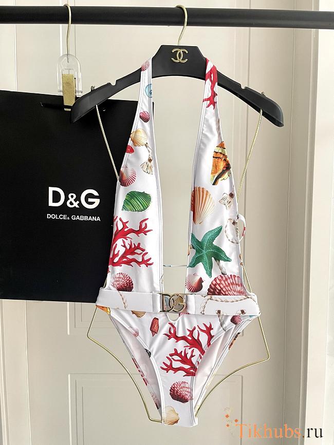 Dolce & Gabbana Capri Printed Halterneck - 1