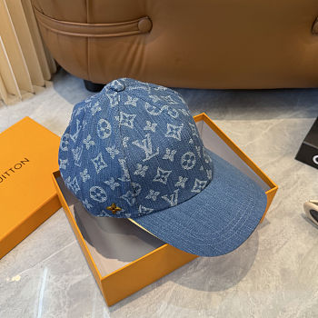 Louis Vuitton Monogram Jacquard Denim Cap.