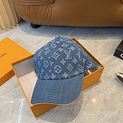 Louis Vuitton Monogram Jacquard Denim Cap. - 6