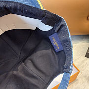 Louis Vuitton Monogram Jacquard Denim Cap. - 5