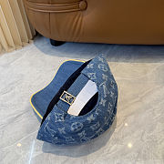 Louis Vuitton Monogram Jacquard Denim Cap. - 3
