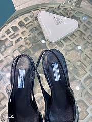 Prada Brushed Leather Slingback Pumps 3cm - 3