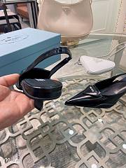 Prada Brushed Leather Slingback Pumps 3cm - 2