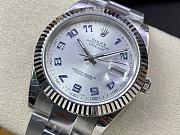 Rolex Datejust II Silver Diamond Dial Watch 41MM - 1