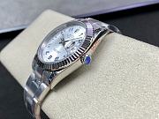 Rolex Datejust II Silver Diamond Dial Watch 41MM - 2