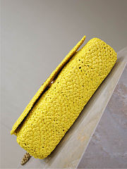 Saint Laurent Jamie Medium Chain Yellow Bag 25x15x7.5cm - 4