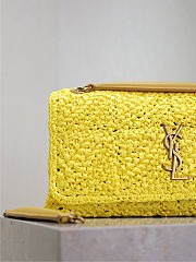 Saint Laurent Jamie Medium Chain Yellow Bag 25x15x7.5cm - 2