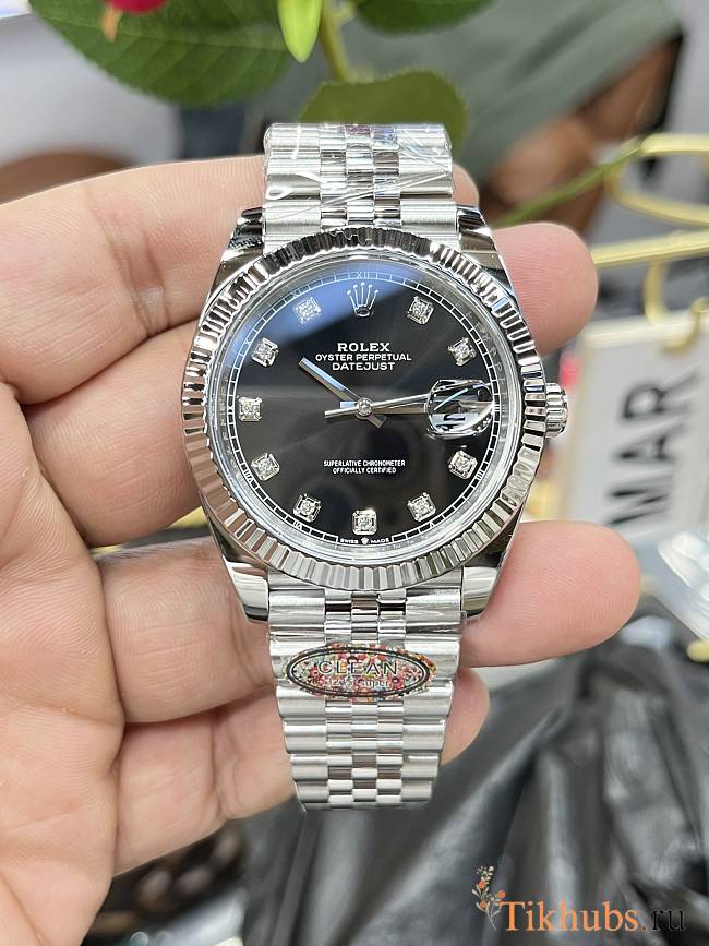 Rolex Steel Datejust Black Dial 126334-0012 41MM - 1