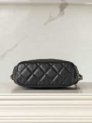 Chanel 25C Bag Caviar Black 21.5x19x6cm - 6