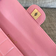 Chanel Pink Chocolate Bar East West Bag 26x13x4cm - 6