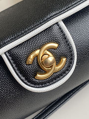 Chanel Preppy Bowling Bag 11X30X11cm - 2