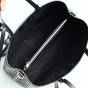 Gucci Gg Emblem Large ToteBag, Leather in Black 31x18x11cm - 4