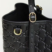 Gucci Gg Emblem Large ToteBag, Leather in Black 31x18x11cm - 3