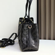 Gucci Gg Emblem Large ToteBag, Leather in Black 31x18x11cm - 2