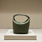Bottega Veneta candy leather wallace top-handle bag 17x13x11cm - 1