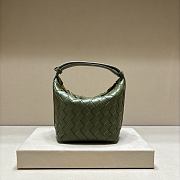 Bottega Veneta candy leather wallace top-handle bag 17x13x11cm - 2