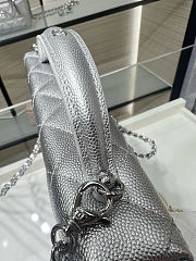 Chanel Top Handle Long Vanity Case with Chain 19.5x5x17cm - 2