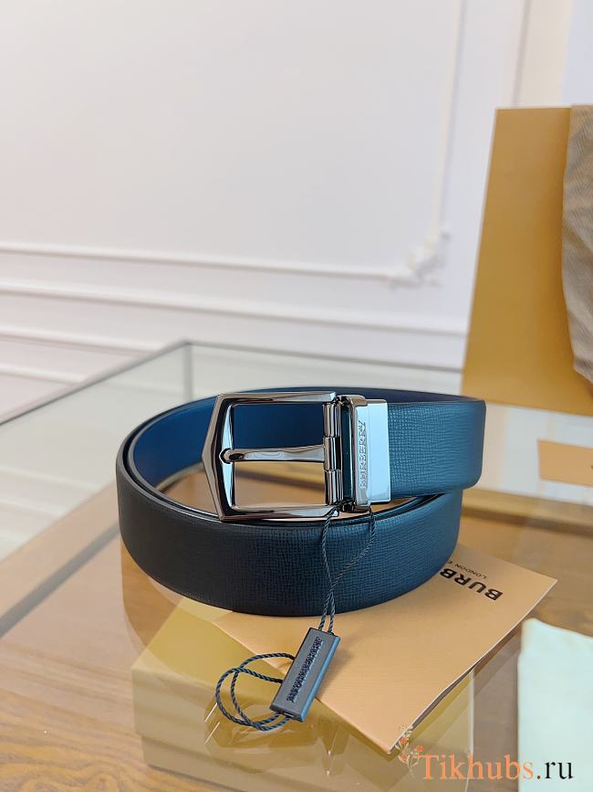 Burberry Reversible Grainy Leather Belt 3.5cm - 1