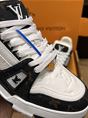 Louis Vuitton Trainer Black White Sneaker - 5