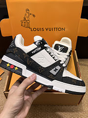 Louis Vuitton Trainer Black White Sneaker - 6