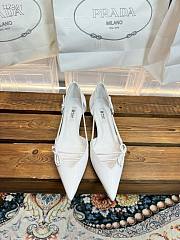 Prada Open-side Leather Pumps high heels 4.5cm - 1