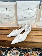 Prada Open-side Leather Pumps high heels 4.5cm - 4