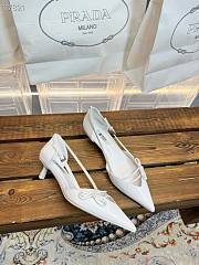 Prada Open-side Leather Pumps high heels 4.5cm - 2