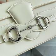 Gucci Horsebit Ristretto mediumshoulder bag in white 26 x 14.5 x 4.5 - 2