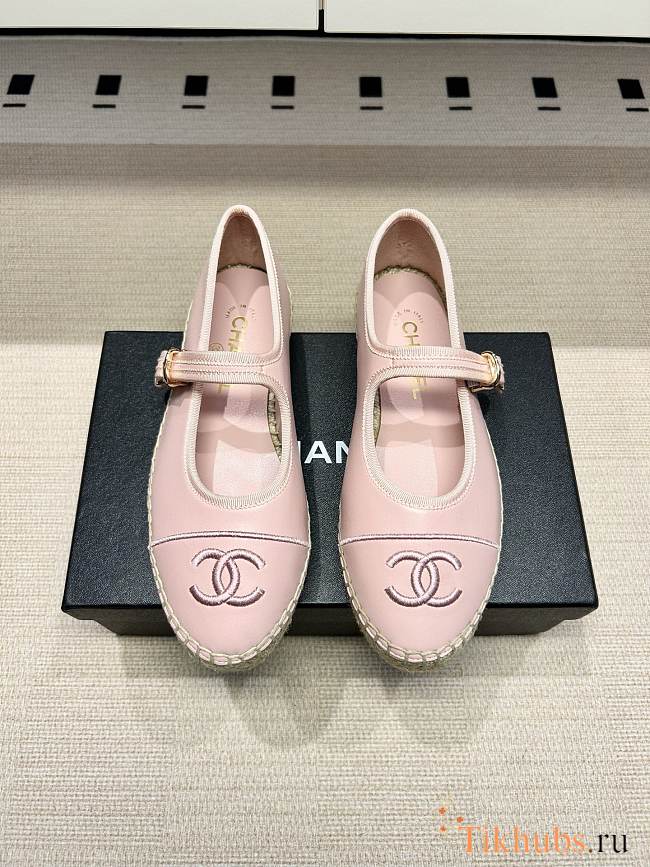 Chanel Mary Jane Pink Shoe - 1
