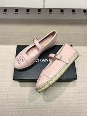 Chanel Mary Jane Pink Shoe - 6