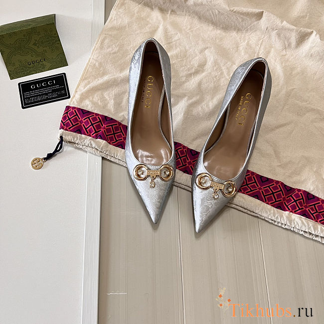 Gucci Zumi Mid-Heel Pumps 7cm - 1
