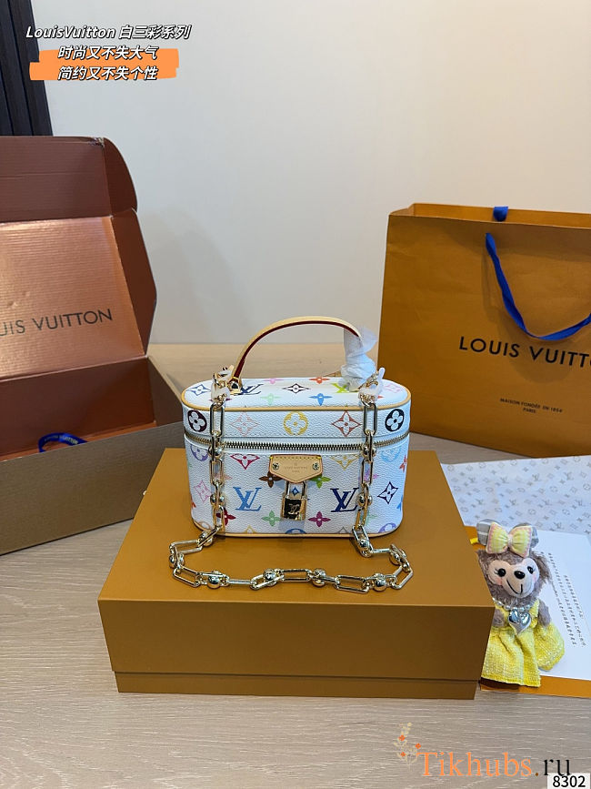Louis Vuitton x Takashi Murakami Vanity Chain Pouch 19x6x12cm - 1