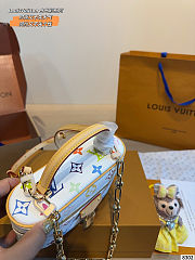 Louis Vuitton x Takashi Murakami Vanity Chain Pouch 19x6x12cm - 5