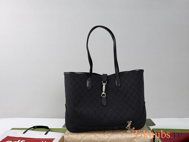 Gucci Jackie medium totebag in black 45x28x12cm - 1
