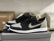 Nike Jordan 1 Low Smoke Grey Black Sneakers - 1