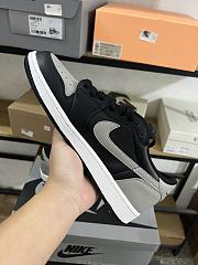 Nike Jordan 1 Low Smoke Grey Black Sneakers - 4