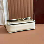 Gucci Go Small Shoulder Beige White Bag 21.5x14x 9cm - 4