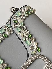 Valentino Women’s Loco small shoulder bag with Swarovski crystals 27x13x6 cm - 3