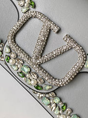 Valentino Women’s Loco small shoulder bag with Swarovski crystals 27x13x6 cm - 2