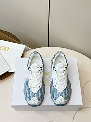 Dior Deep Blue Oblique Technical Fabric and Transparent Rubber - 2