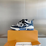 Louis Vuitton LV Skate Trainers in Navy Blue and White - 6