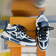Louis Vuitton LV Skate Trainers in Navy Blue and White - 5